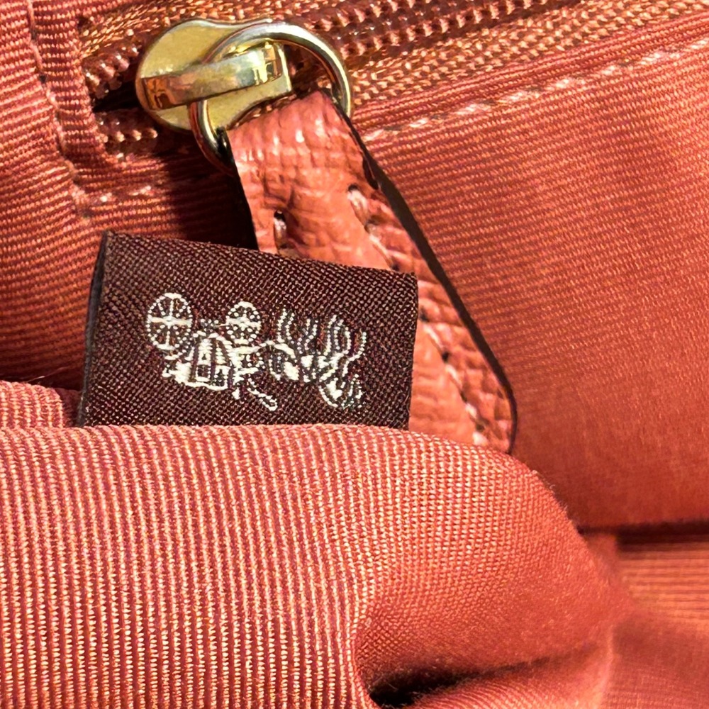 Coach Ava Tote Coral Pink Crossgrain Leather Shoulder Bag F57526 Gold Hardware - Picture 9 of 13